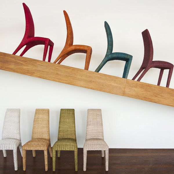 Atelier Gazelle Chairs in Rattan