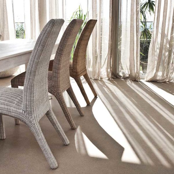 Atelier Gazelle Chairs in Rattan and a Table